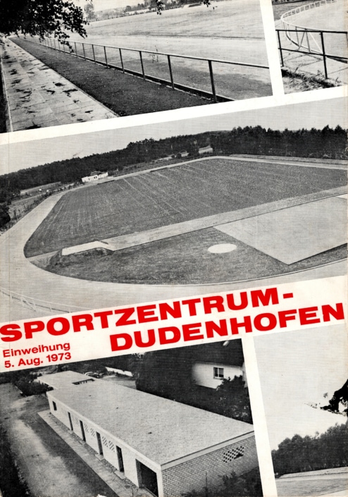 Festschrift zur Einweihung des Sportzentrums Dudenhofen am 05. August 1973